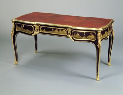 Bureau Plat de Louis XV, vers 1775 - Joseph Baumhauer